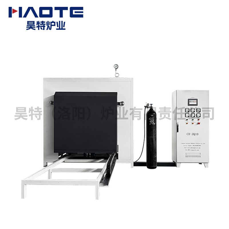 韓國(guó)臺(tái)車(chē)爐1200X800X800電阻絲加熱1200℃模塊爐