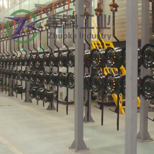 汽车铝轮毂喷油生产线汽车大小零配件涂装设备生产制造工厂